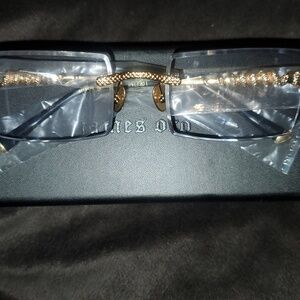 James Oro Black and Gold Glasses